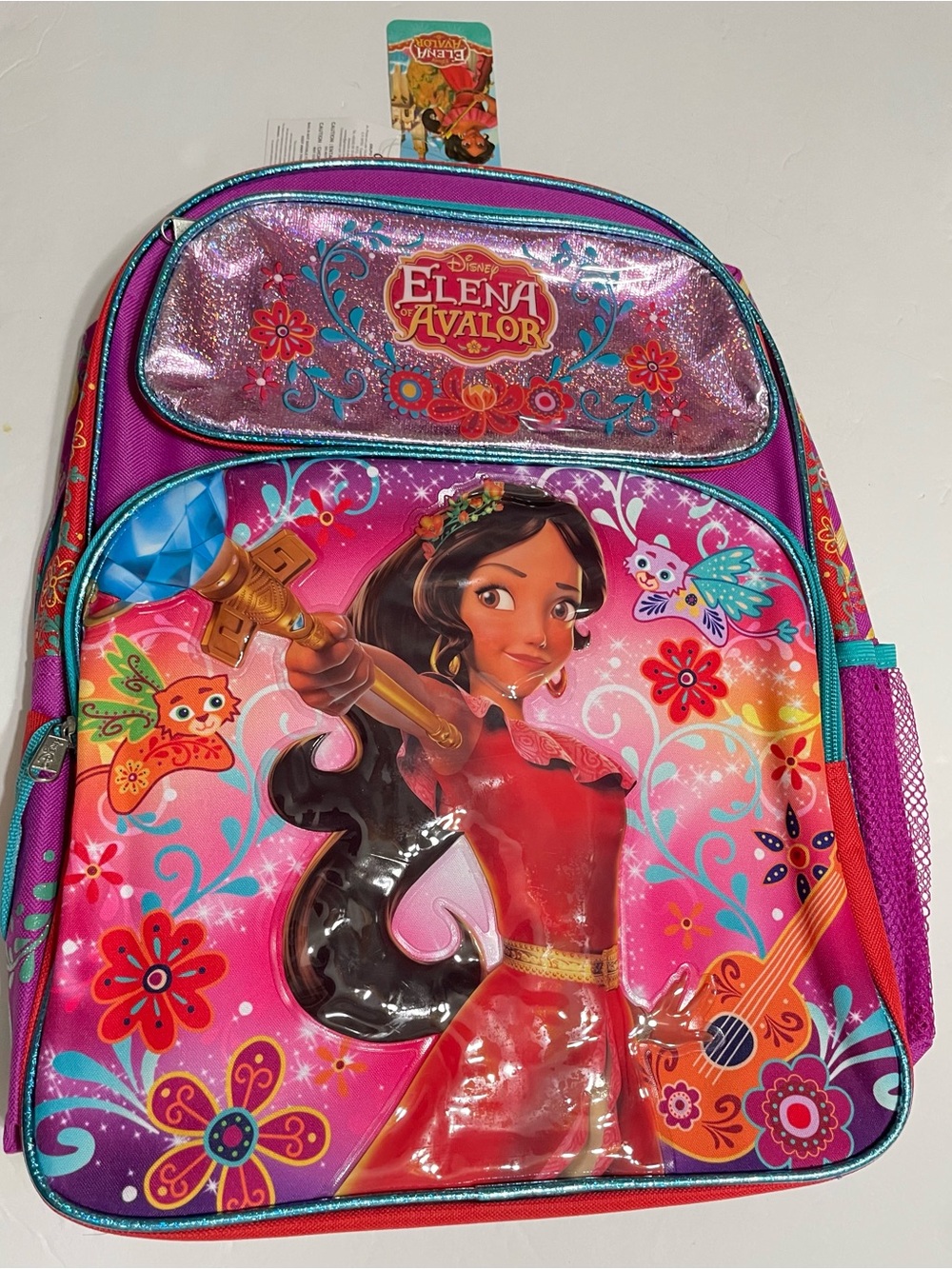 Large Backpack-Elena Avalor Large Backpack 16" x 12",New With Tag!
